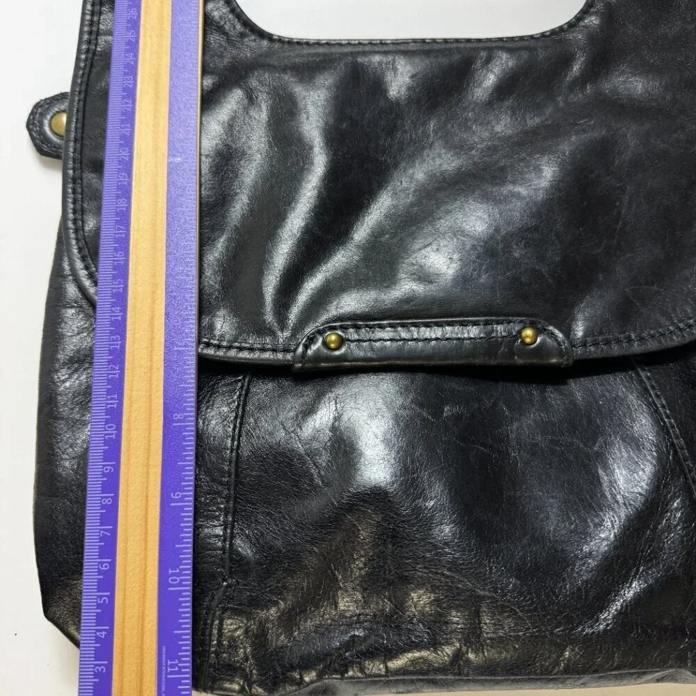 HOBO The Original Black Leather Crossbody/ Shoulder Bag - Picture 14 of 15